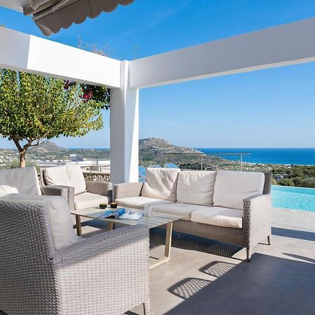 Luxury Villa Hera With Private Pool Afantou Exteriér fotografie
