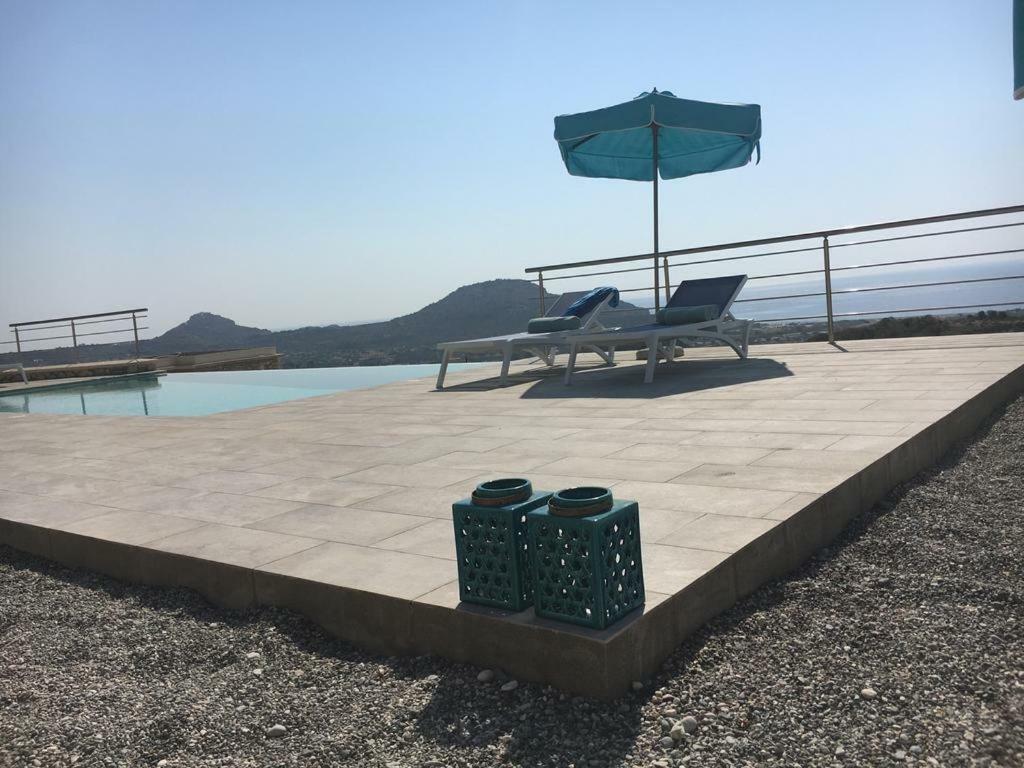 Luxury Villa Hera With Private Pool Afantou Exteriér fotografie